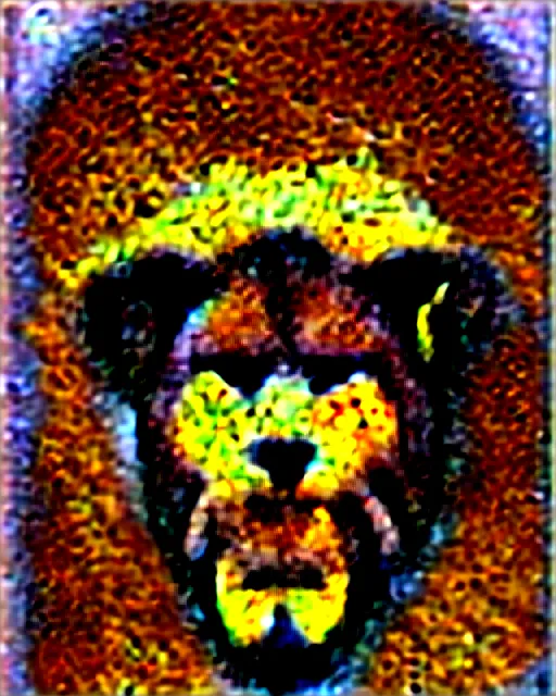 Image similar to a pencil drawing of an anthropomorphic lion wear a hoodie, head shot, by Pen Tacular
