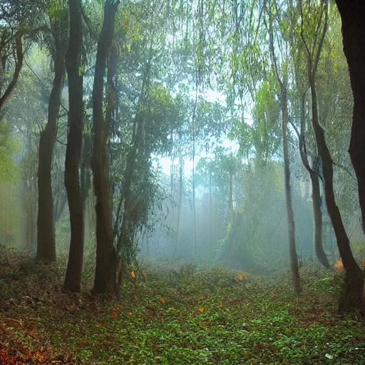 Image similar to un bosque magico