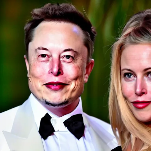 Prompt: elon musk pregnant with twins