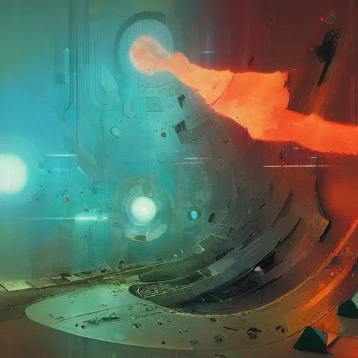 Image similar to a abstract painting of artificial intelligence, digital art, by John Coltrane and Marc Simonetti, Manic, inspired by Greg rutkowski