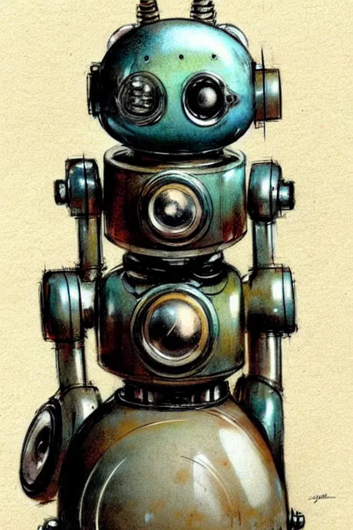 Prompt: ( ( ( ( ( 1 9 5 0 s retro robot cute pet. muted colors. ) ) ) ) ) by jean - baptiste monge!!!!!!!!!!!!!!!!!!!!!!!!!!!!!!