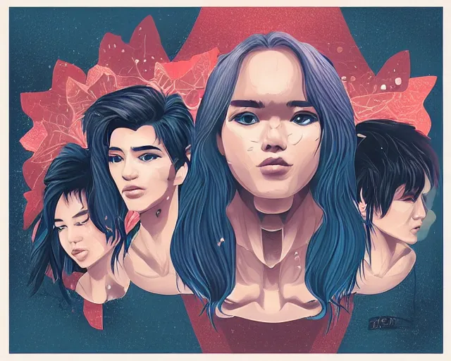 Image similar to who we are, a simple vector based illustration, by ross tran, artgerm, surrealism