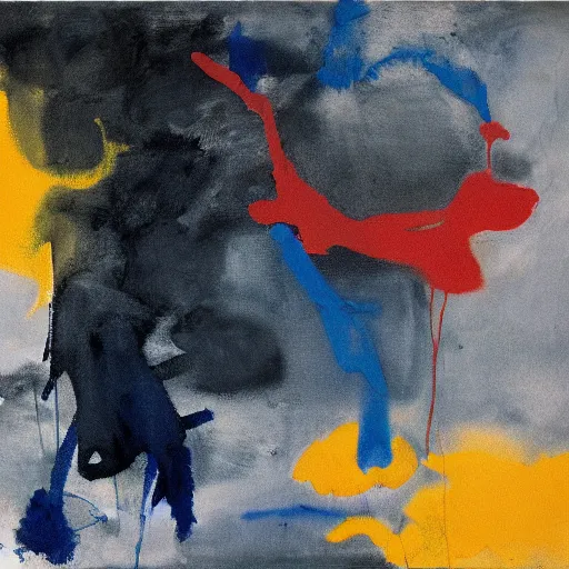 Prompt: artwork by helen frankenthaler and cy twombly, 4 k