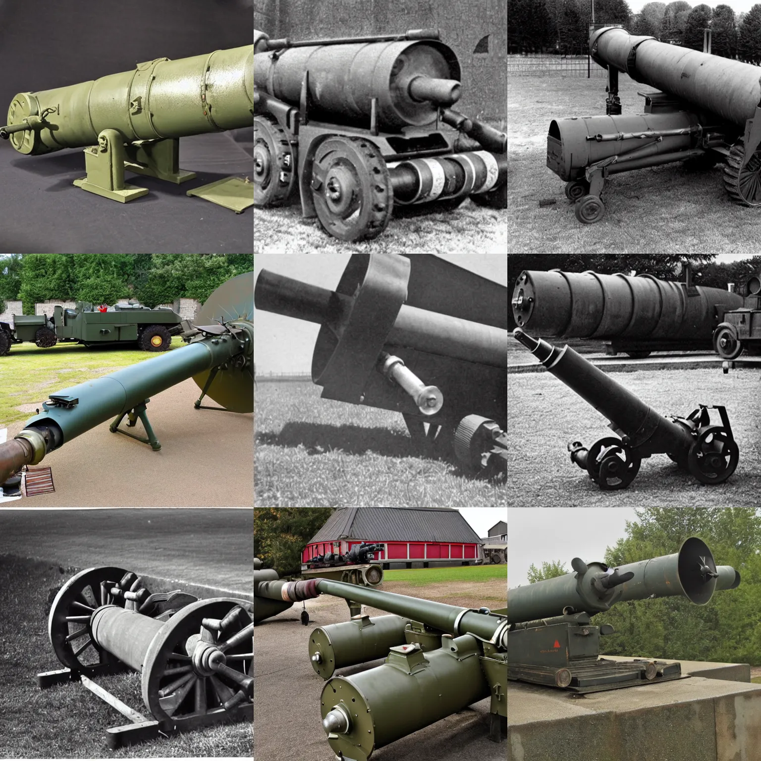 Prompt: ww2 flak cannon