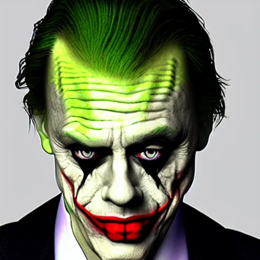 Image similar to steve buscemi as the joker