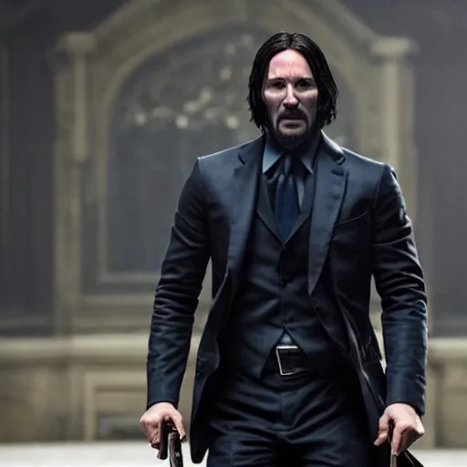 Prompt: Cillian Murphy as John Wick