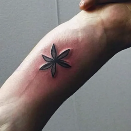 Image similar to minimalistic tattoo design