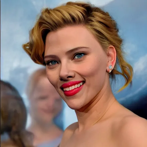 Image similar to scarlett johanson as a disney character