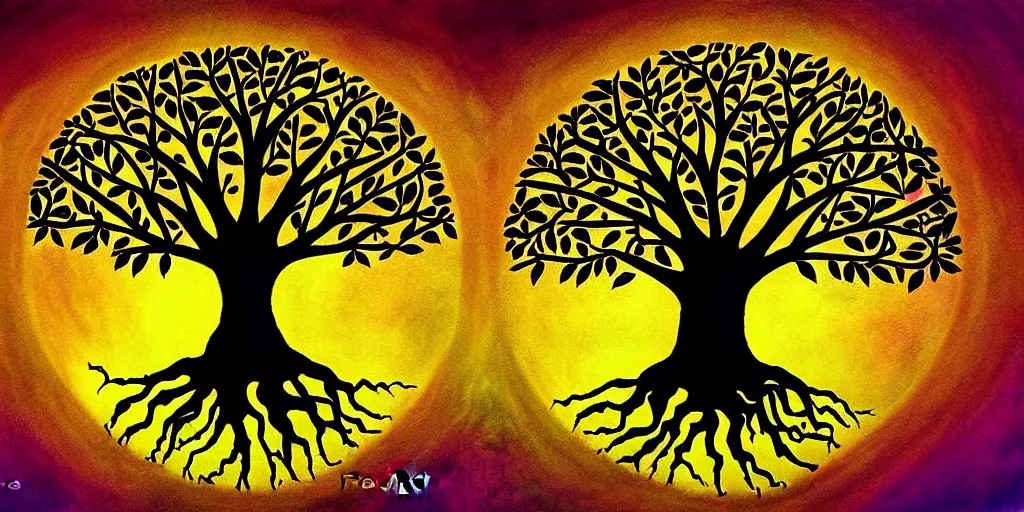 Image similar to tree of life by an artist