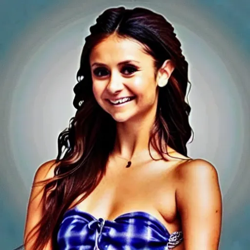 Prompt: nina dobrev as an 👌 emoji