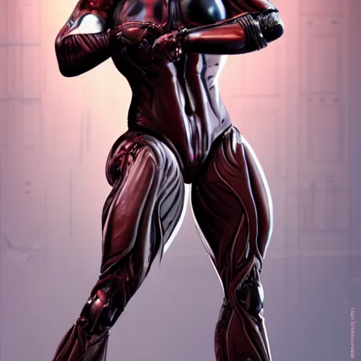 Image similar to sith lord, female, body builder, cyborg, high detail, tiny