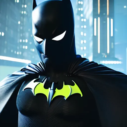 Image similar to a portrait of a spiderbatman , cyberpunk, highly detailed, unreal engine 5, 4K UHD image