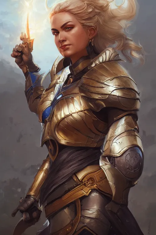 Image similar to amazon valkyrie athena, d & d, fantasy, portrait, highly detailed, headshot, digital painting, trending on artstation, concept art, sharp focus, illustration, art by artgerm and greg rutkowski and magali villeneuve