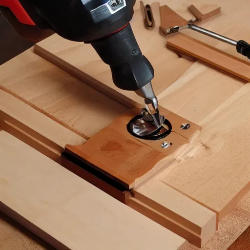 Prompt: vector woodworking maker