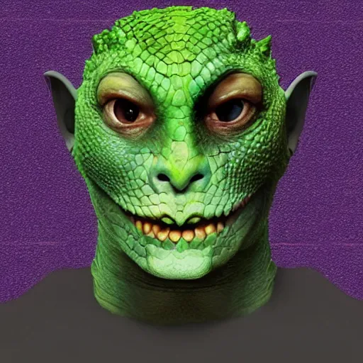 Image similar to half reptile half human hybrid