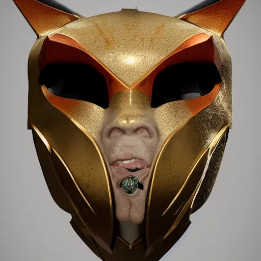 Image similar to a vampire bat crusader mask, epic scale, character concept art, face symmetry, intricate accurate details, artstation trending, octane render, cinematic color grading, soft light, rule of thirds, golden ratio, like a professional model, cinematic, 8 k, clear.