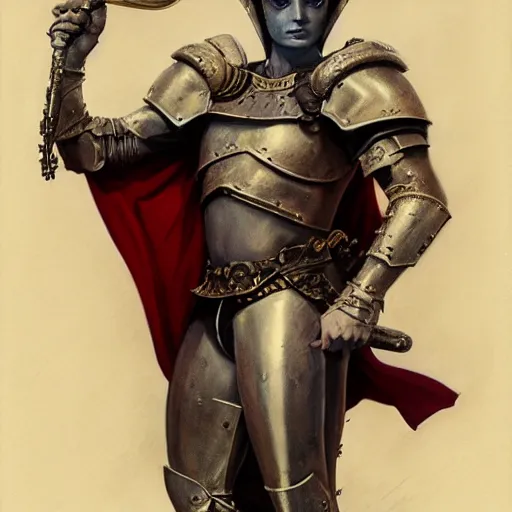 Prompt: ( ( ( full length portrait of a white dollface persian, halberd, breastplate ) ) ), d & d, tyler jacobson, greg rutkowski, frank frazetta, alexandre chaudret, boris vallejo, michael whelan, miro petrov, magali villeneuve, donato giancola