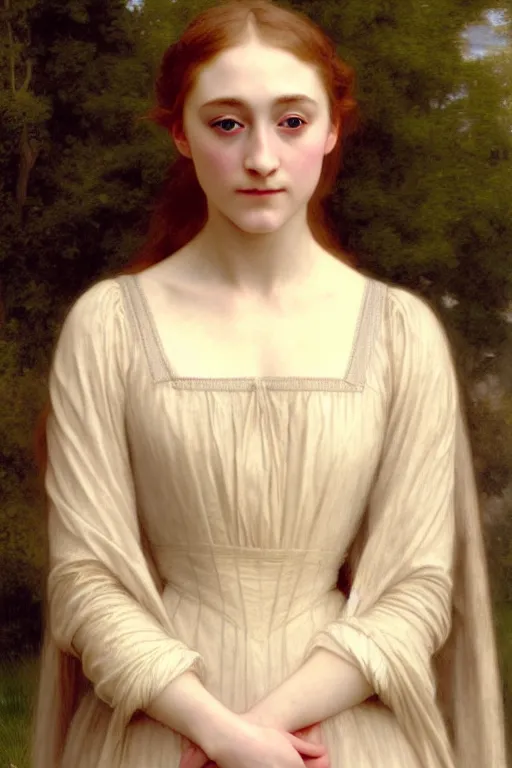 Prompt: saoirse ronan princess, painting by rossetti bouguereau, detailed art, artstation