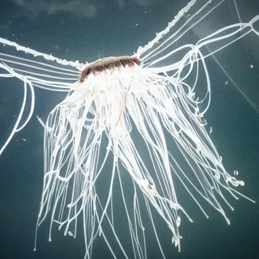 Image similar to An angel jellyfish