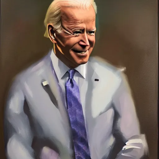 Prompt: joe biden, oil painting, digital painting, aphrodite, bathhouse