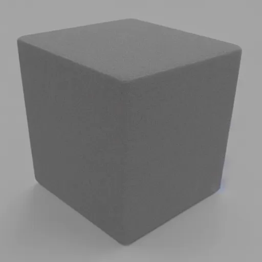 Prompt: rendered cube, angle 0