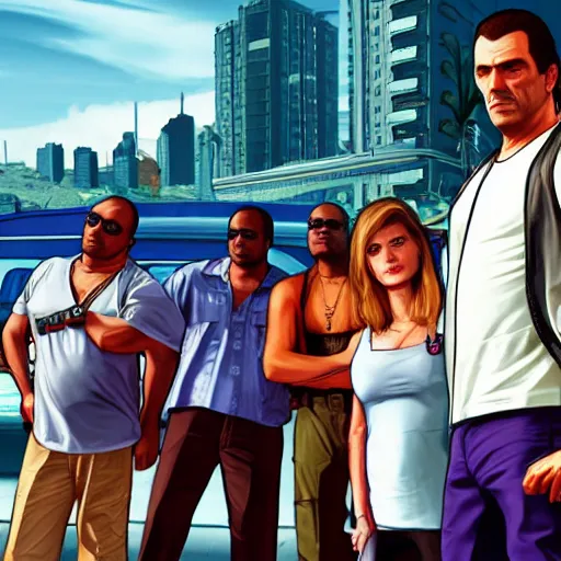 Image similar to grand theft auto san andres the movie with real actors, movie poster, cinematic, photographed people