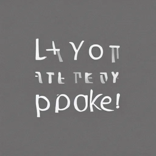 Prompt: lyoki text, written in a cool font