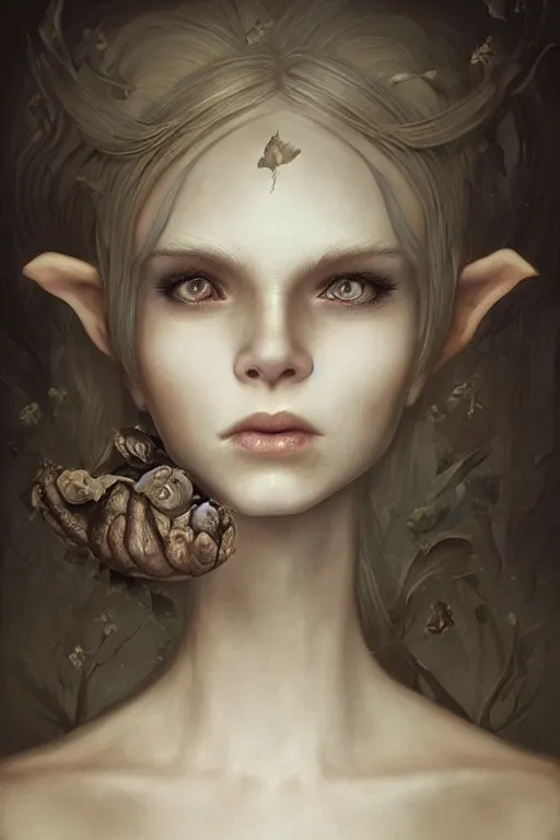 Image similar to a portrait of a young elf, by natalie shau, naoto hattori, jacqueline e and bastien lecouffe deharme, trending on artstation, artstationhd, artstationhq, unreal engine, 4 k, 8 k