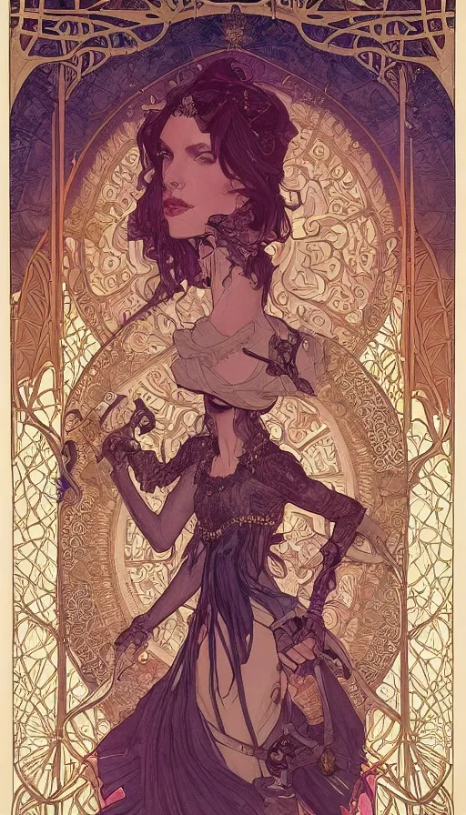 Prompt: soldiers in barde, highly detailed, very intricate, art nouveau, gold filigree, left right symmetry, tarot concept art watercolor illustration by mandy jurgens and alphonse mucha and alena aenami, featured on artstation