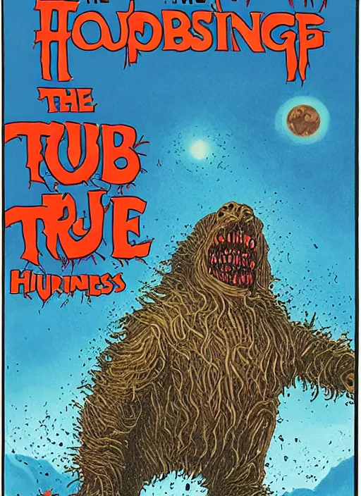 Prompt: The Thing (1982), Goosebumps book cover