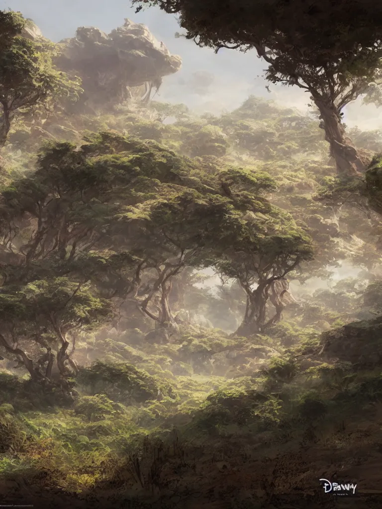 Image similar to ancestral plains by disney concept artists, blunt borders, rule of thirds