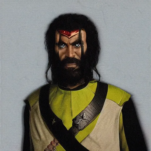 Image similar to portrait of a klingon warrior