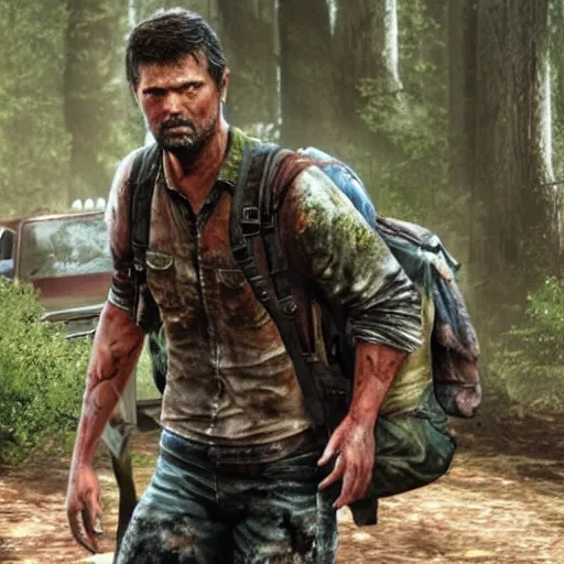 Image similar to Josh Duhamel as Joel in The Last Of Us
