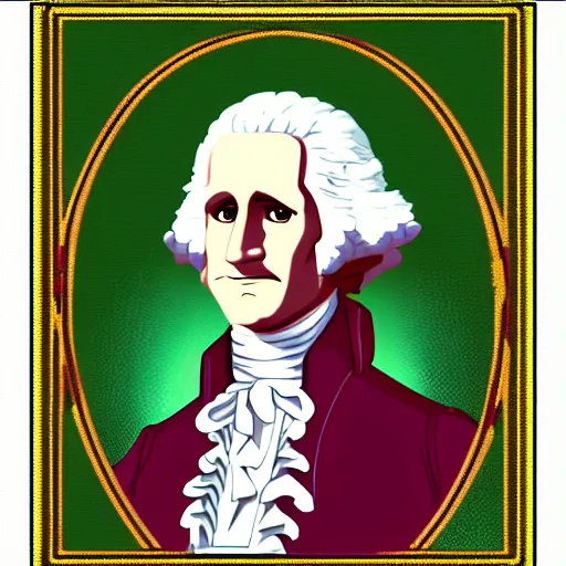 Prompt: anime george washington, colorful, fantastic lighting, pixel art, 1 6 bits, 2 d