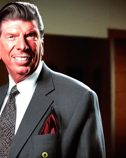 Prompt: vince mcmahon. photographic, photography