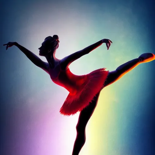 Prompt: a beautiful ballerina dancing during the a wild fire, naturalism, digital art, artstation, smooth, sharp, high quality
