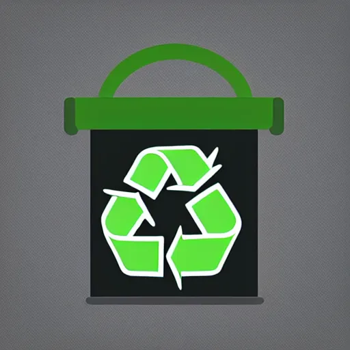 Image similar to recycling bin icon, 1 6 - bit