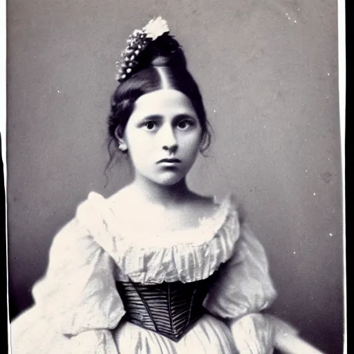 Image similar to photo of a beautiful and young princess, circa 1 8 6 1