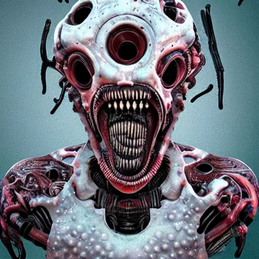 Image similar to trypophobia xenomorph creepy