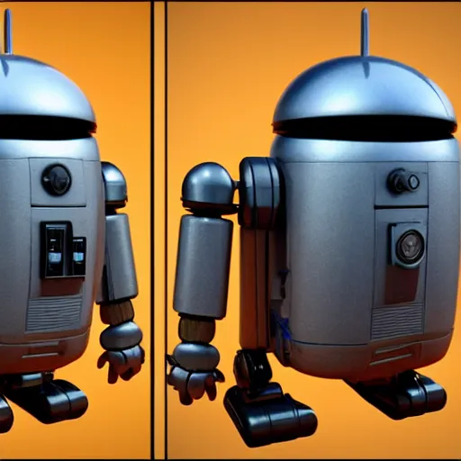 Image similar to high detailed realistic droid's fancy design - blender - unreal engine 5 - 8K with ray tracing