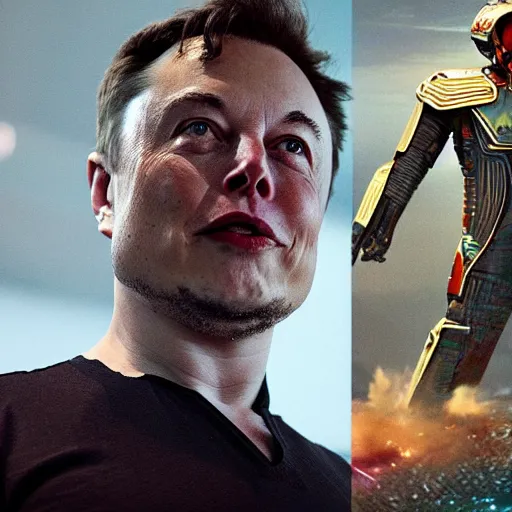 Prompt: Elon Musk as an intergalactic warlord