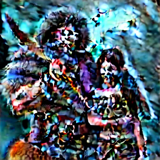 Image similar to a DND barbarian wearing fur coat holding a small Triton girl with black hair, high resolution film still, 4k, HDR colors