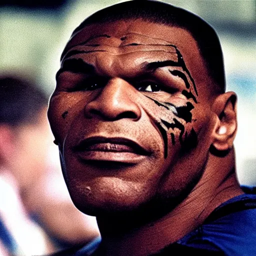 Image similar to Mike Tyson as Batman