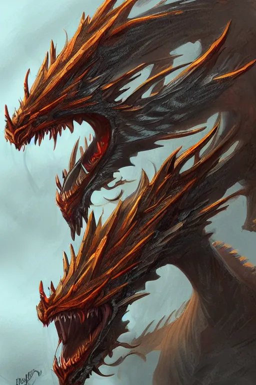 Image similar to dragon, highly detailed, d & d, fantasy, portrait, highly detailed, headshot, digital painting, trending on artstation, concept art, sharp focus, illustration, art by nils hamm