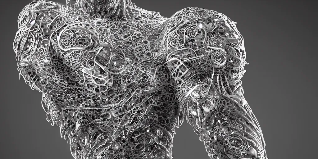 Prompt: hyper realistic photography of a stunningly beautiful cyborg male, intimate, arms, elbow, intricate filigree, fibonacci, in the style of beth cavener, jin kagetsu, and wlop, highly detailed, chrome face symmetry, masterpiece, award winning, sharp focus, concept art, high key, ambient lighting, 8 k, octane render,