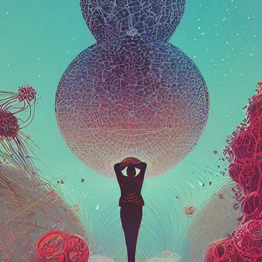 Image similar to illustration of love tenderby Victo Ngai and James Gilleard and Bruce Pennington