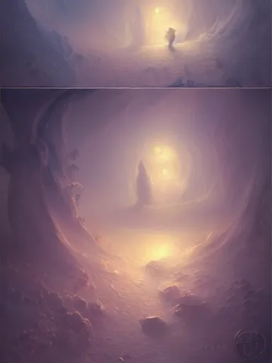 Prompt: different bubles of fog. diferents dreams inside the bubles of fog. intricate, elegant, highly detailed, digital painting, artstation, concept art, sharp focus, illustration, by justin gerard and artgerm, 8 k