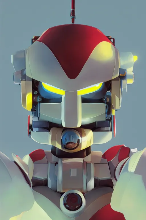 Image similar to metabots medabots medarotto medarot robot minimalist comics helmet mask neon cybereye, behance hd by jesper ejsing, by rhads, makoto shinkai and lois van baarle, ilya kuvshinov, rossdraws global illumination ray tracing hdr radiating a glowing aura