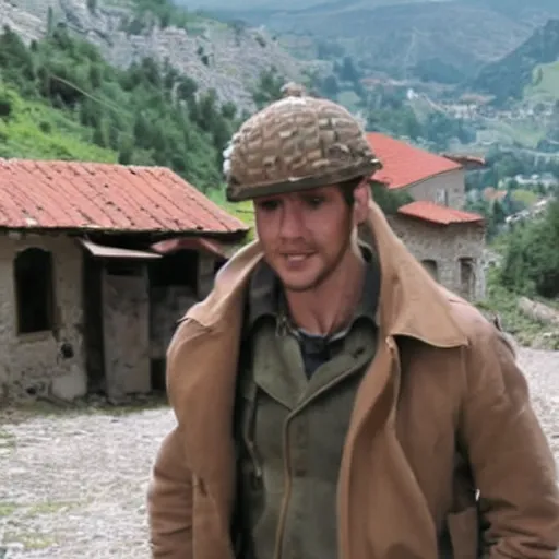 Prompt: They find Tom in Bosnia, cinematic