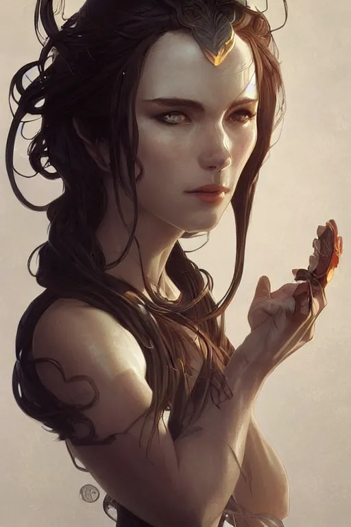 Image similar to maid, Elden ring, digital painting, highly detailed, artstation, concept art, illustration, smooth, sharp focus, art by artgerm and greg rutkowski and alphonse mucha and loish and WLOP